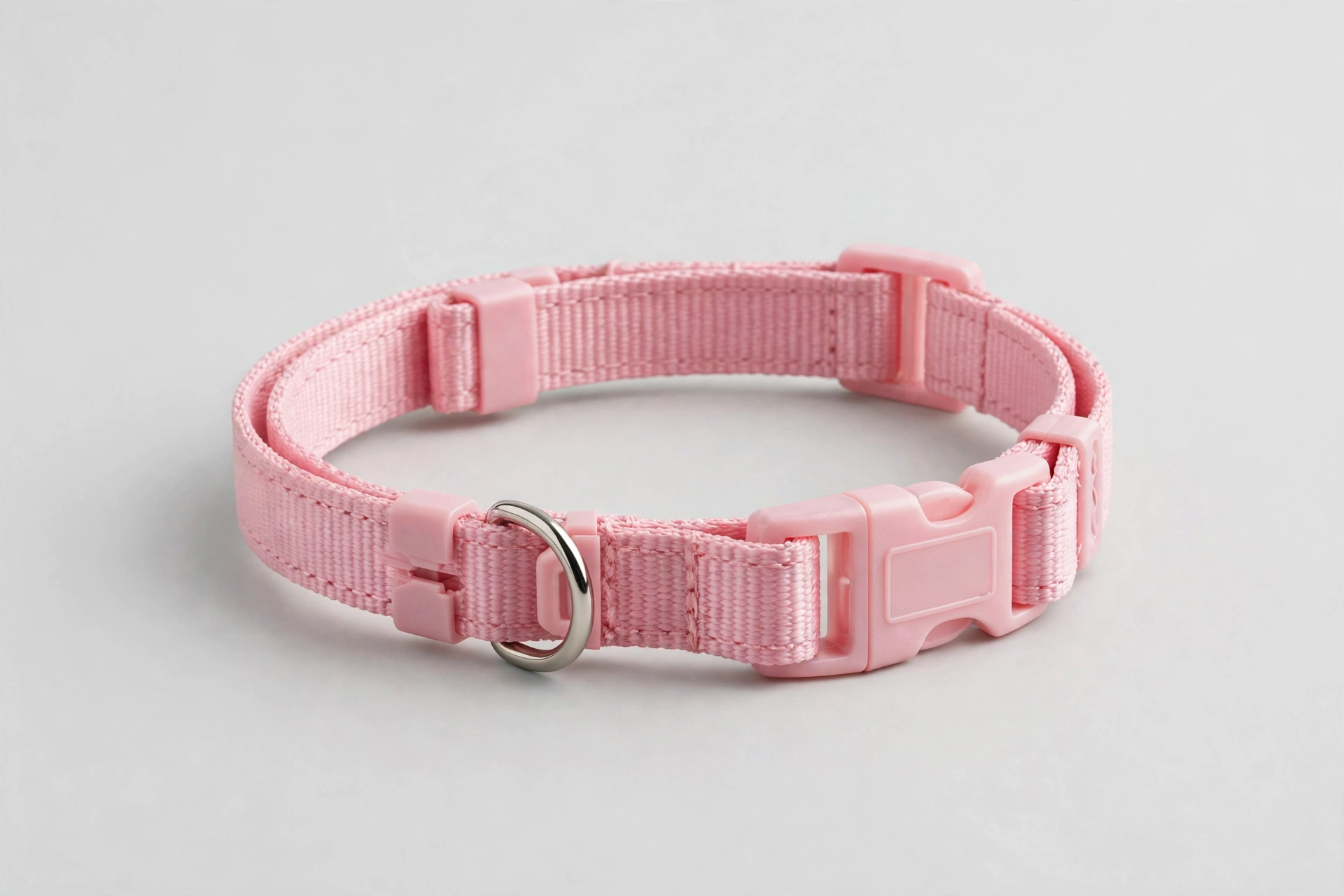 CollarDirect waterproof breakaway dog collar in baby pink