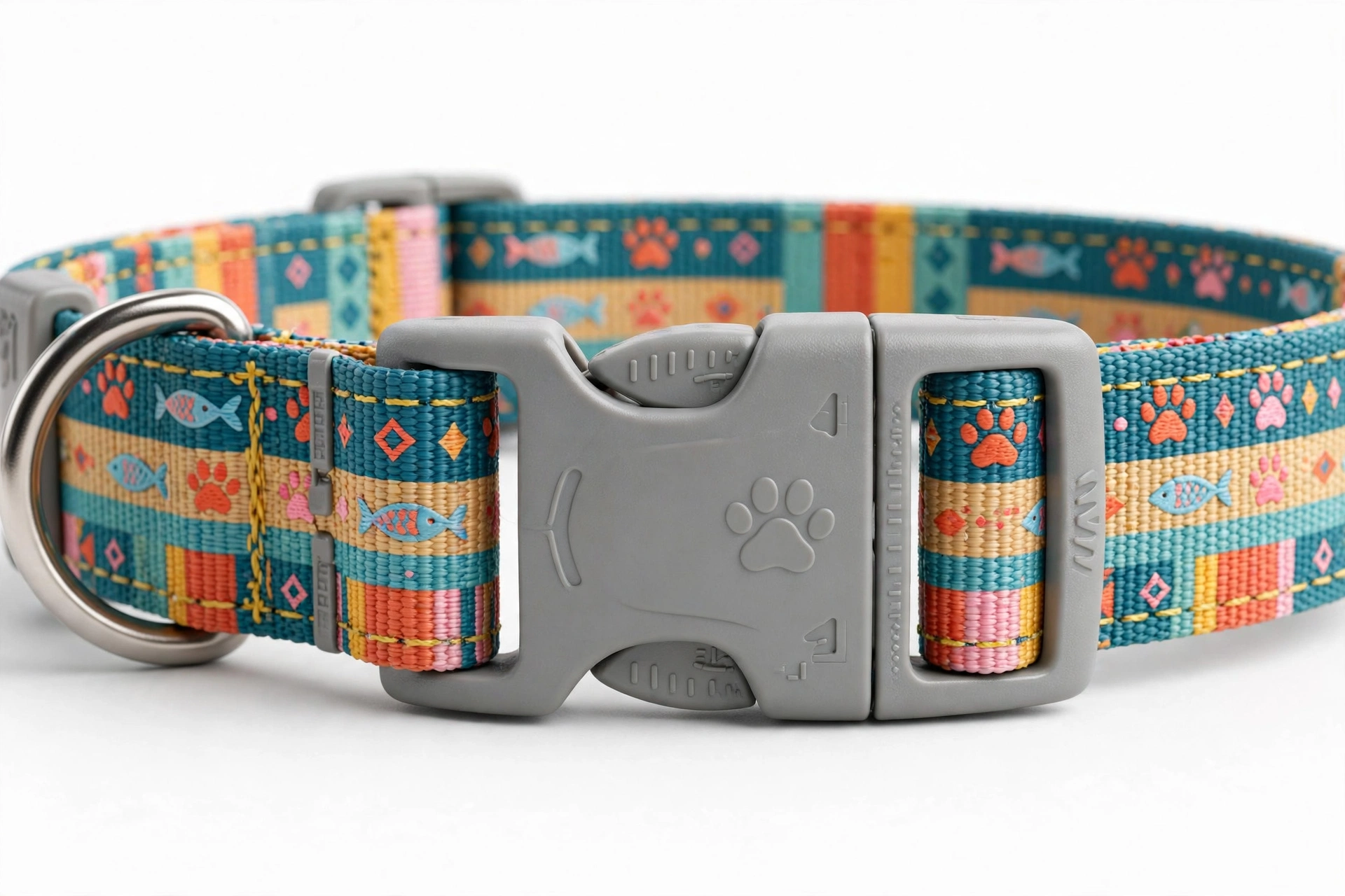 Breakaway safety cat collar with safety release buckle, suitable for tiny dogs