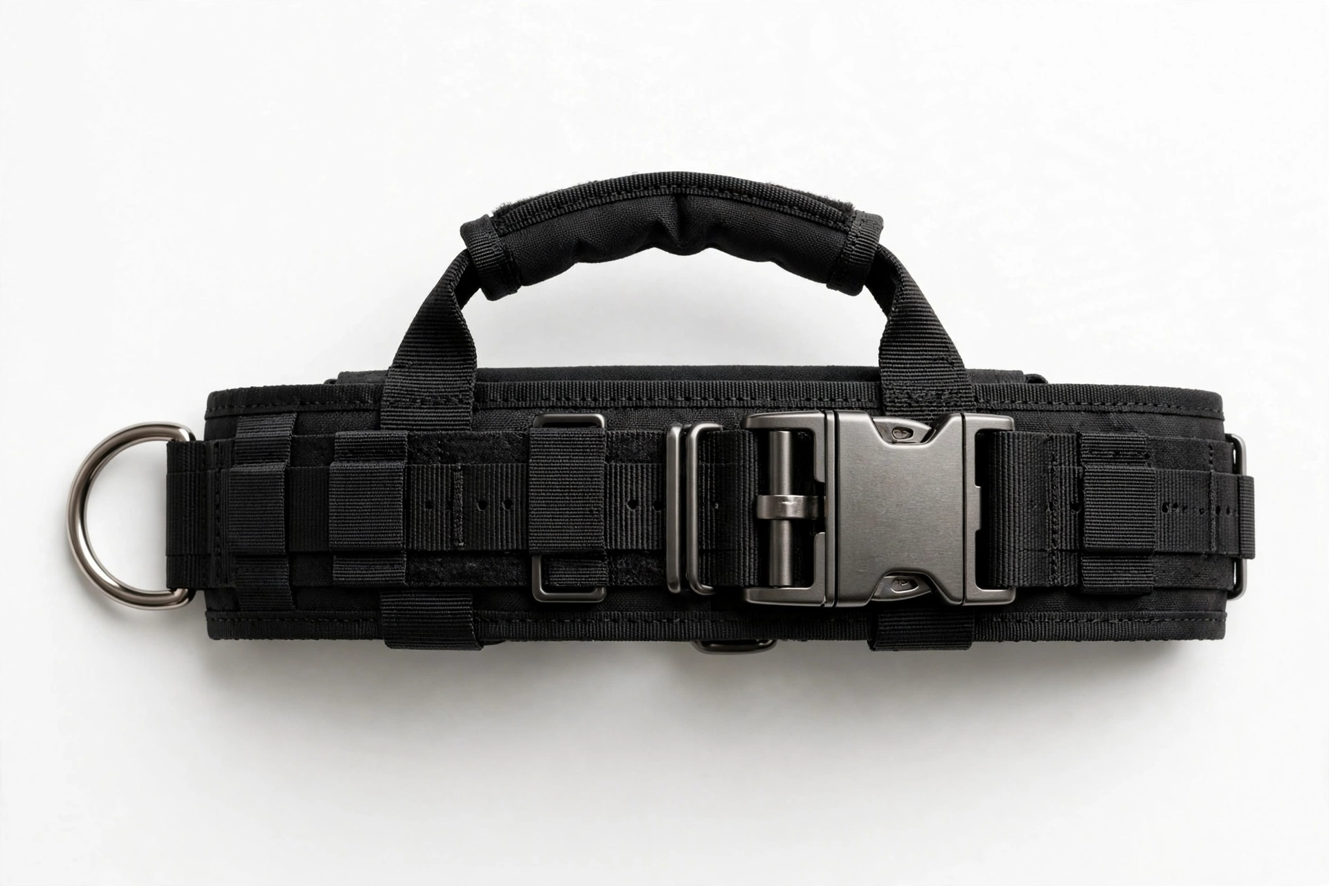 Xqpetlihai style tactical dog collar with metal buckle