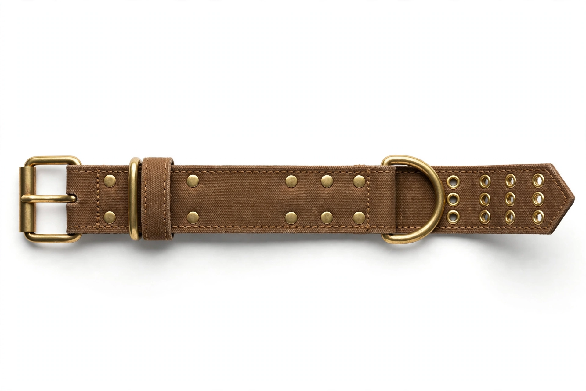 Carhartt style duck canvas work dog collar