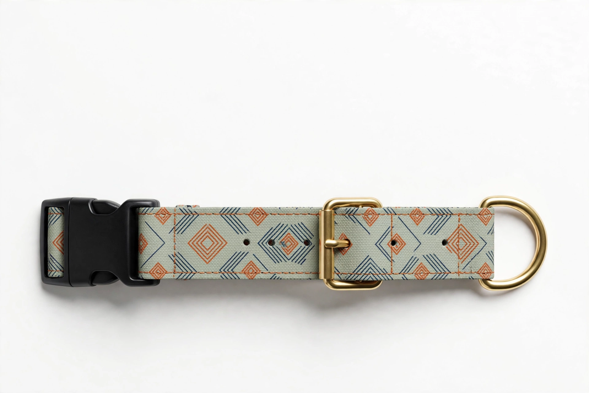 RC Pets stylish patterned dog collar with clean modern design, editorial product photo