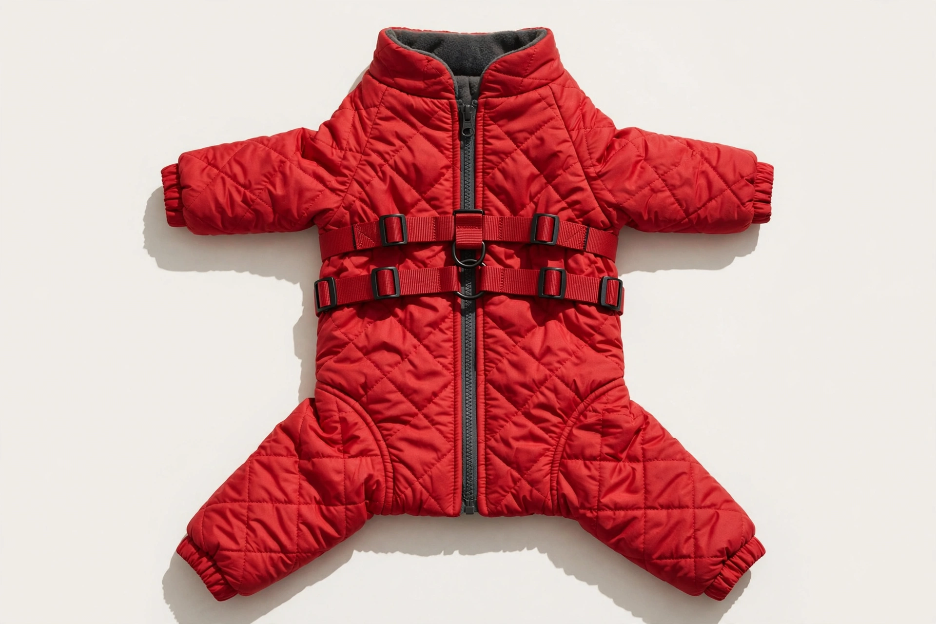 Kuoser 4-Legged Dog Winter Coat with Harness product photo