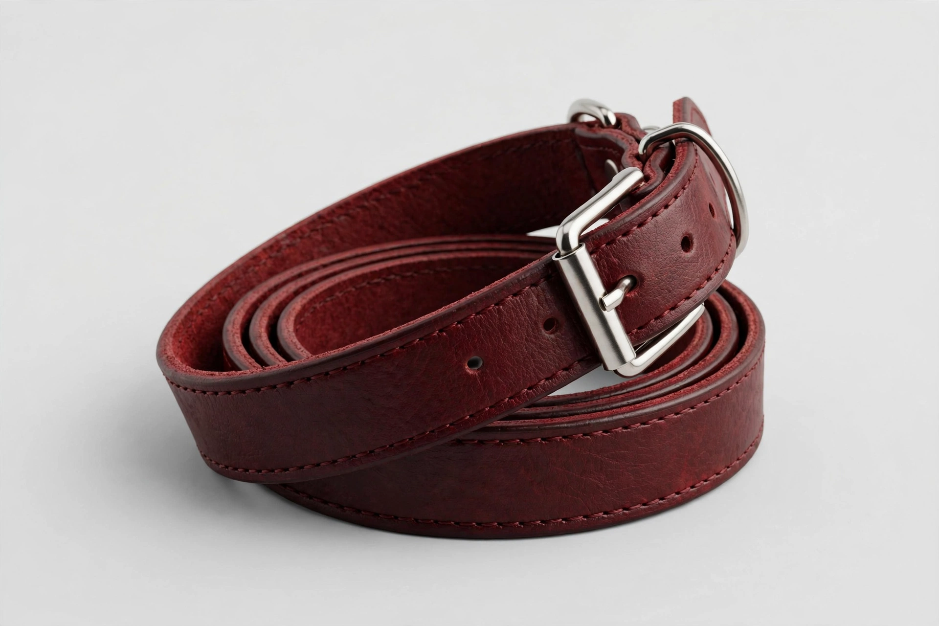 CollarDirect rolled leather dog collar