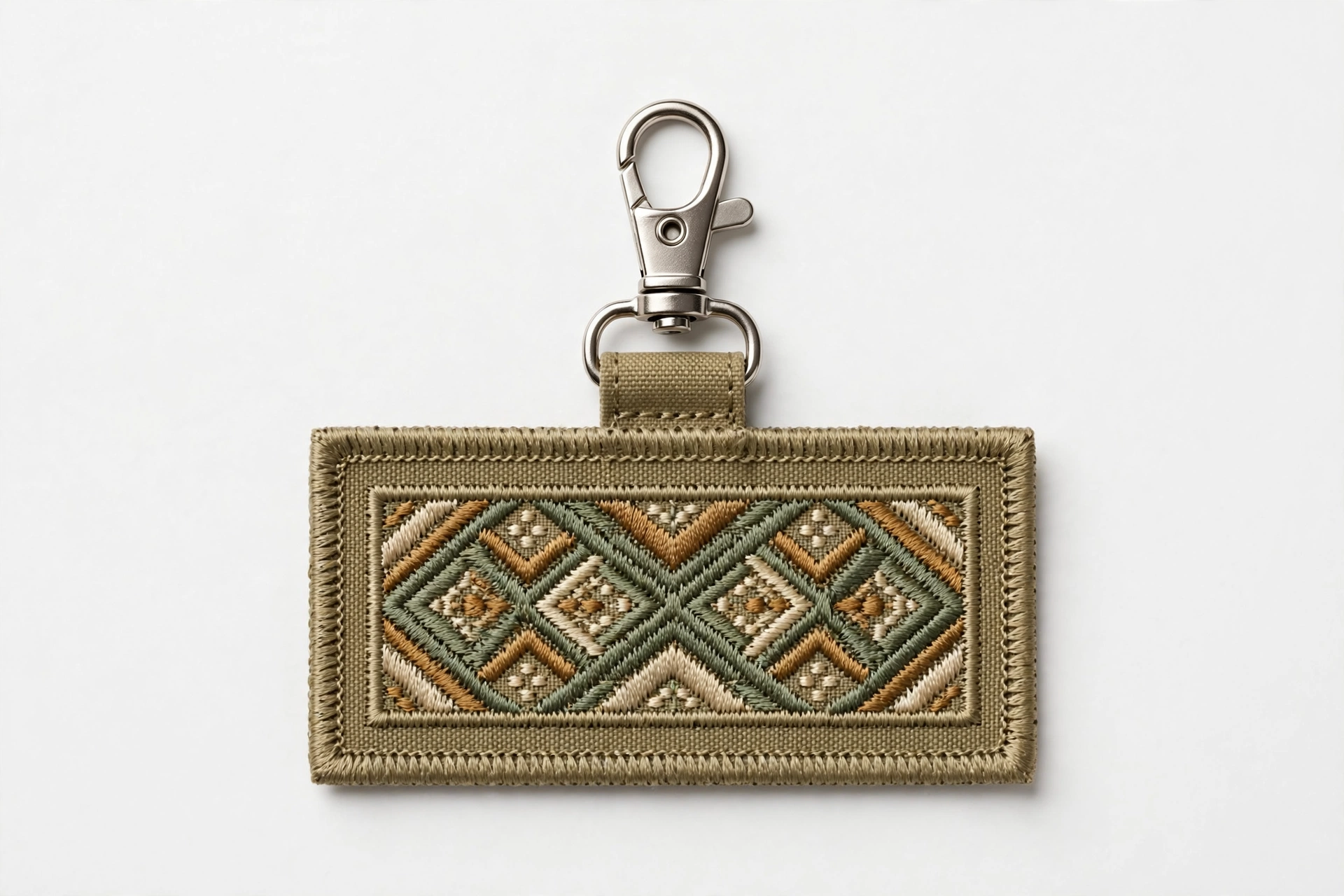 WorkingServiceDog.com clip-on identification patch tag for service dog collars, editorial product photo