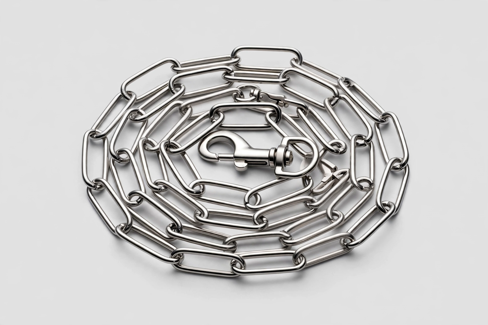Herm Sprenger black stainless steel fur saver chain collar
