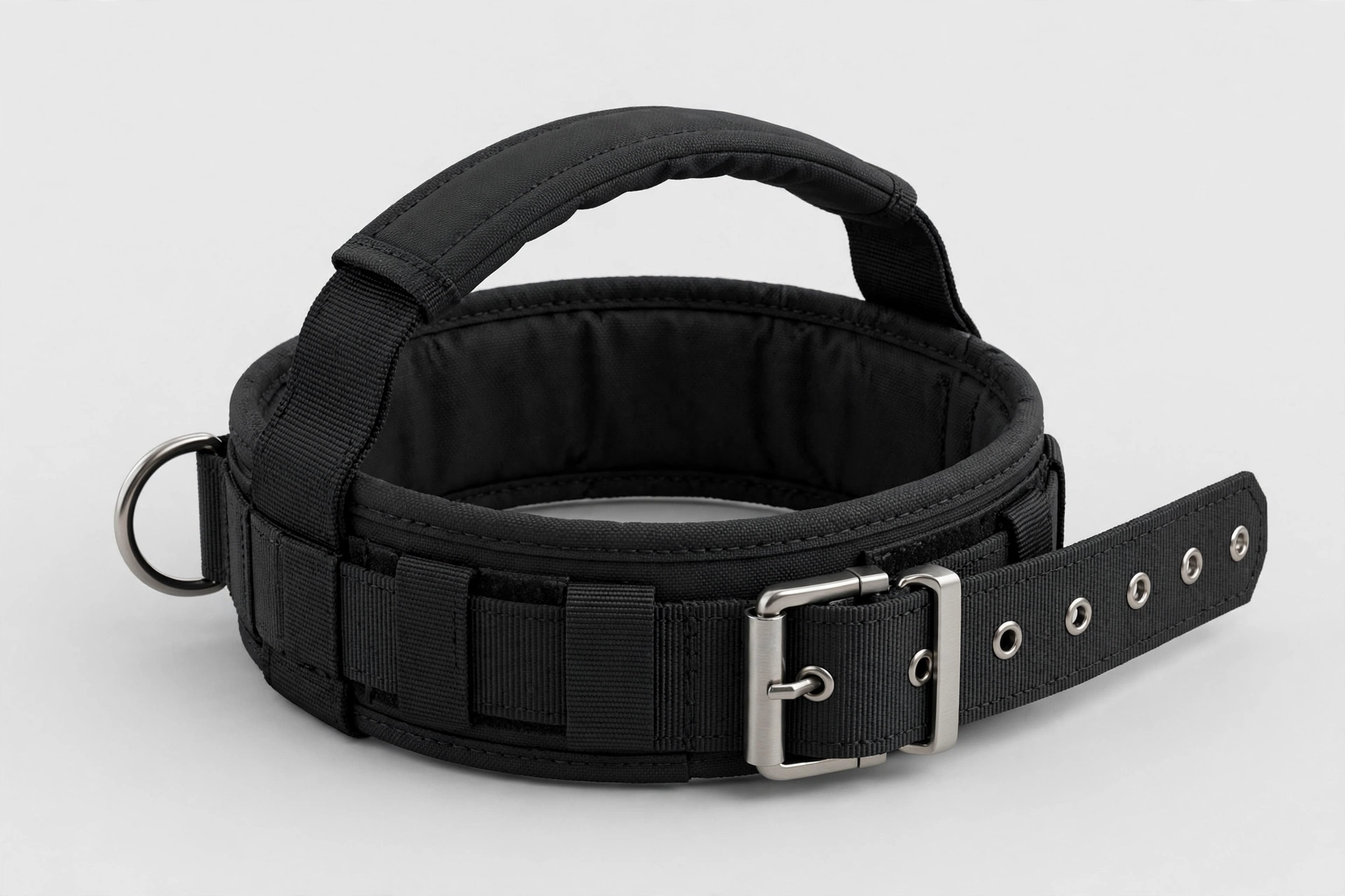 DEZIZEUSK9 wide tactical nylon dog collar