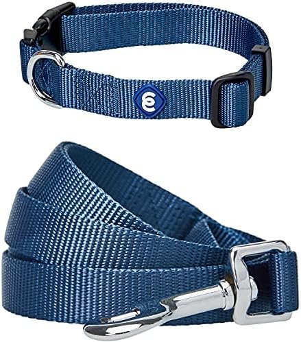 Blueberry Pet Small Dog Collar & Leash Set – 5/8 Inch