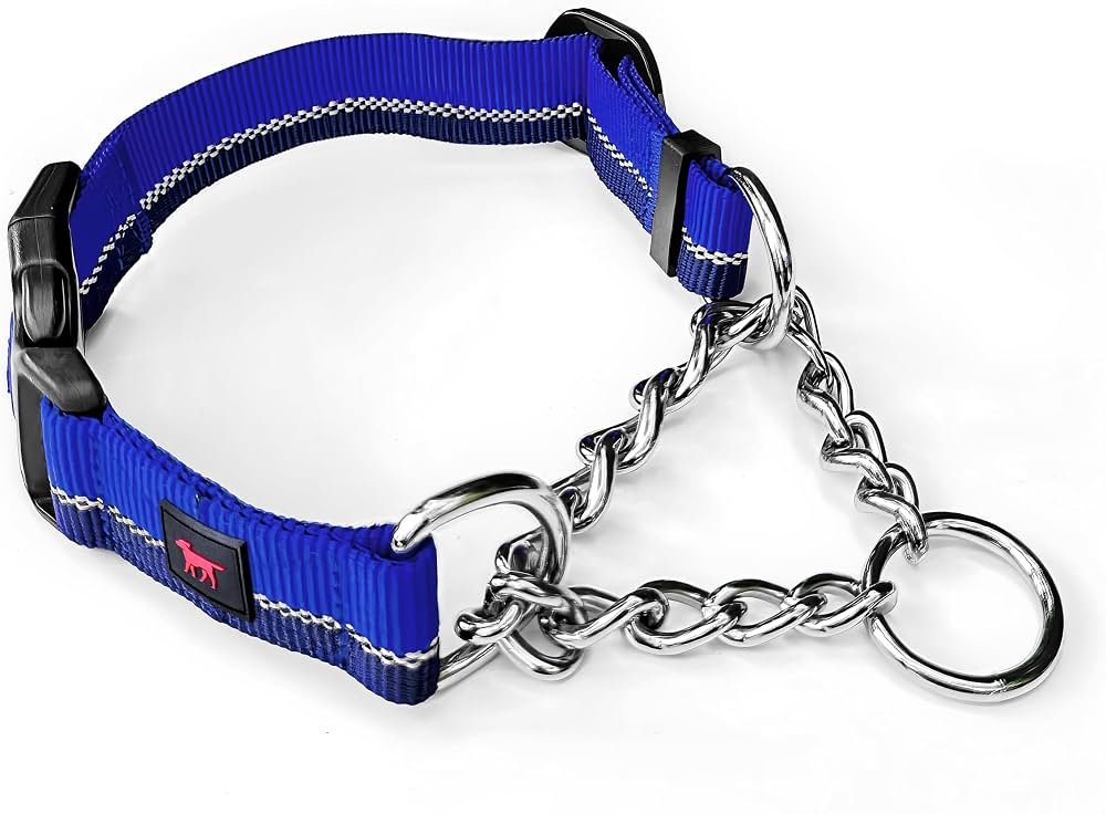 CHENHELL Chain Martingale Dog Collar – Escape-Proof Design