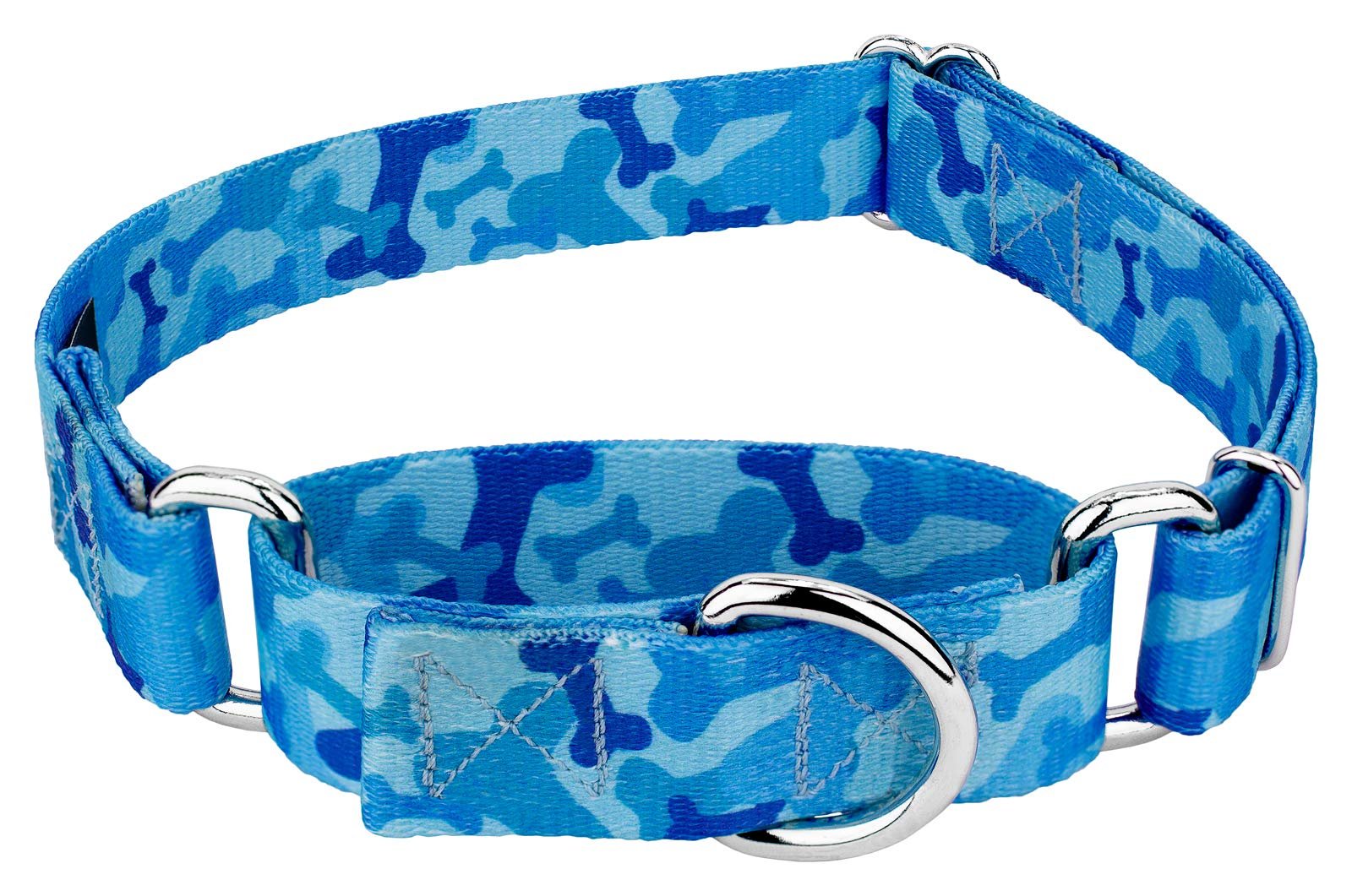 Country Brook Petz Blue Bone Camo Dog Collar – USA Made