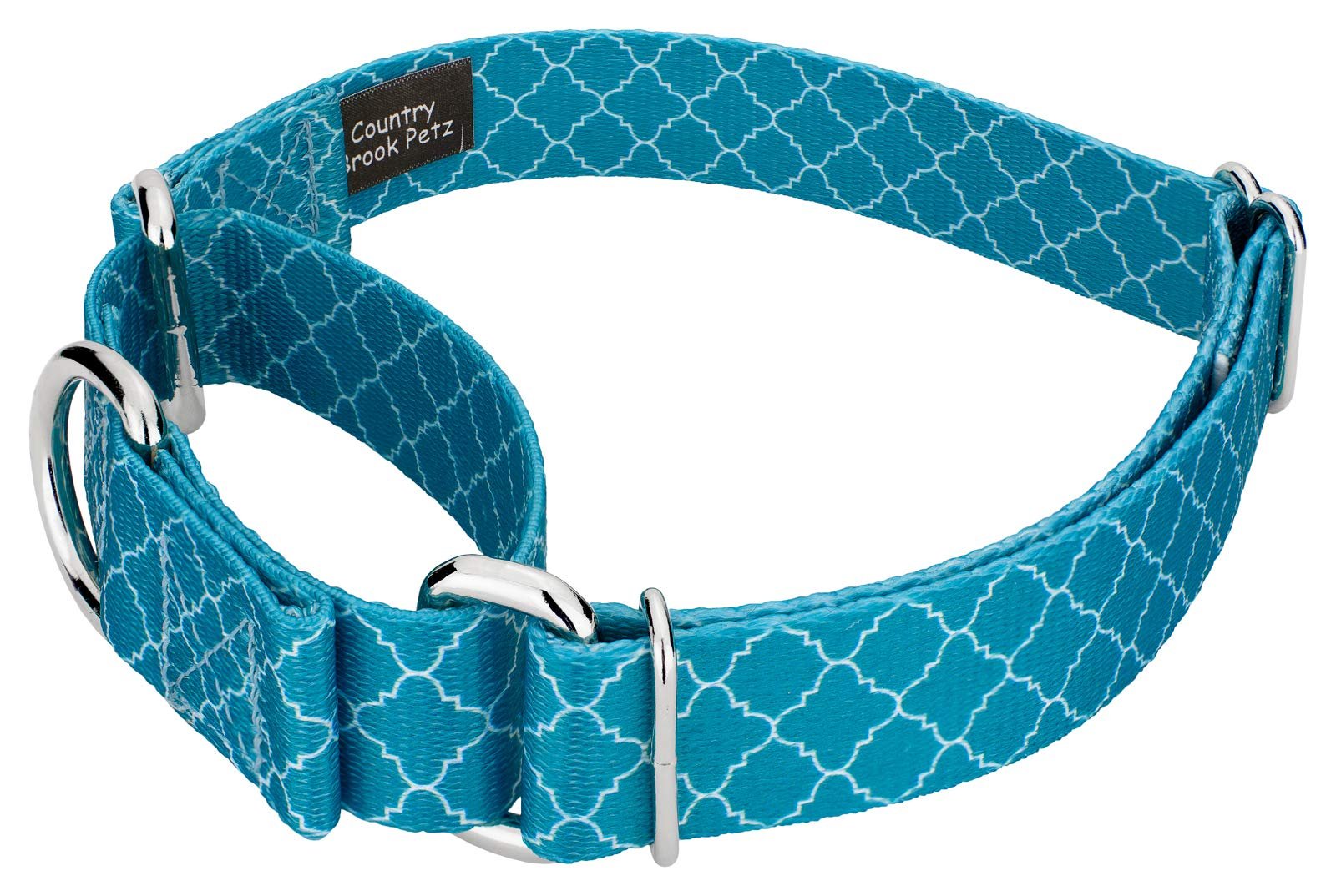 Country Brook Petz Nylon Dog Collar – Aluminum Metal Buckle