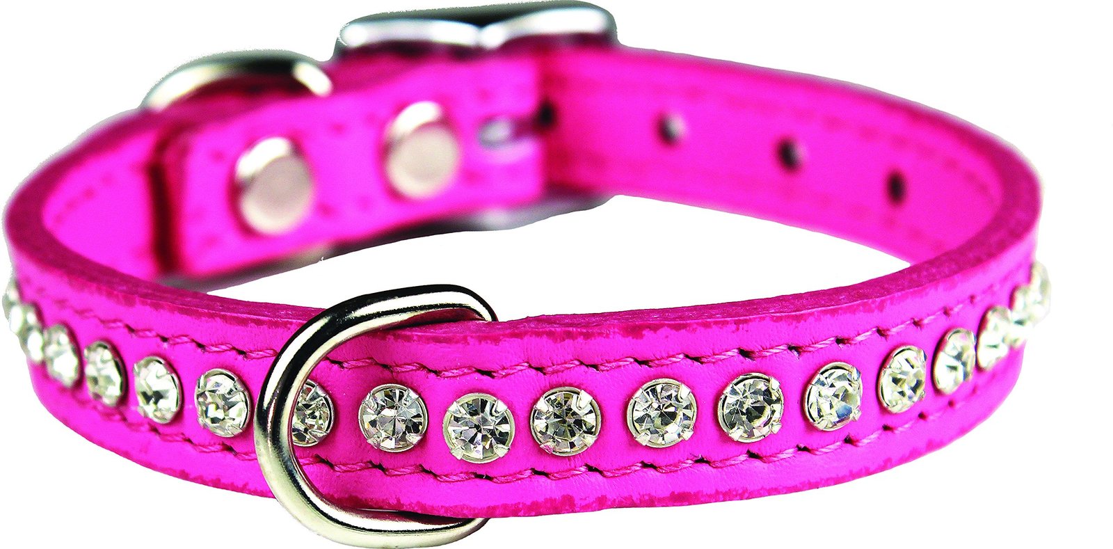 OmniPet Signature Leather Crystal Dog Collar – Made in USA