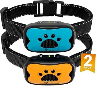 PawPets Anti Bark Collar 2-Pack – Beep & Vibration for Dogs