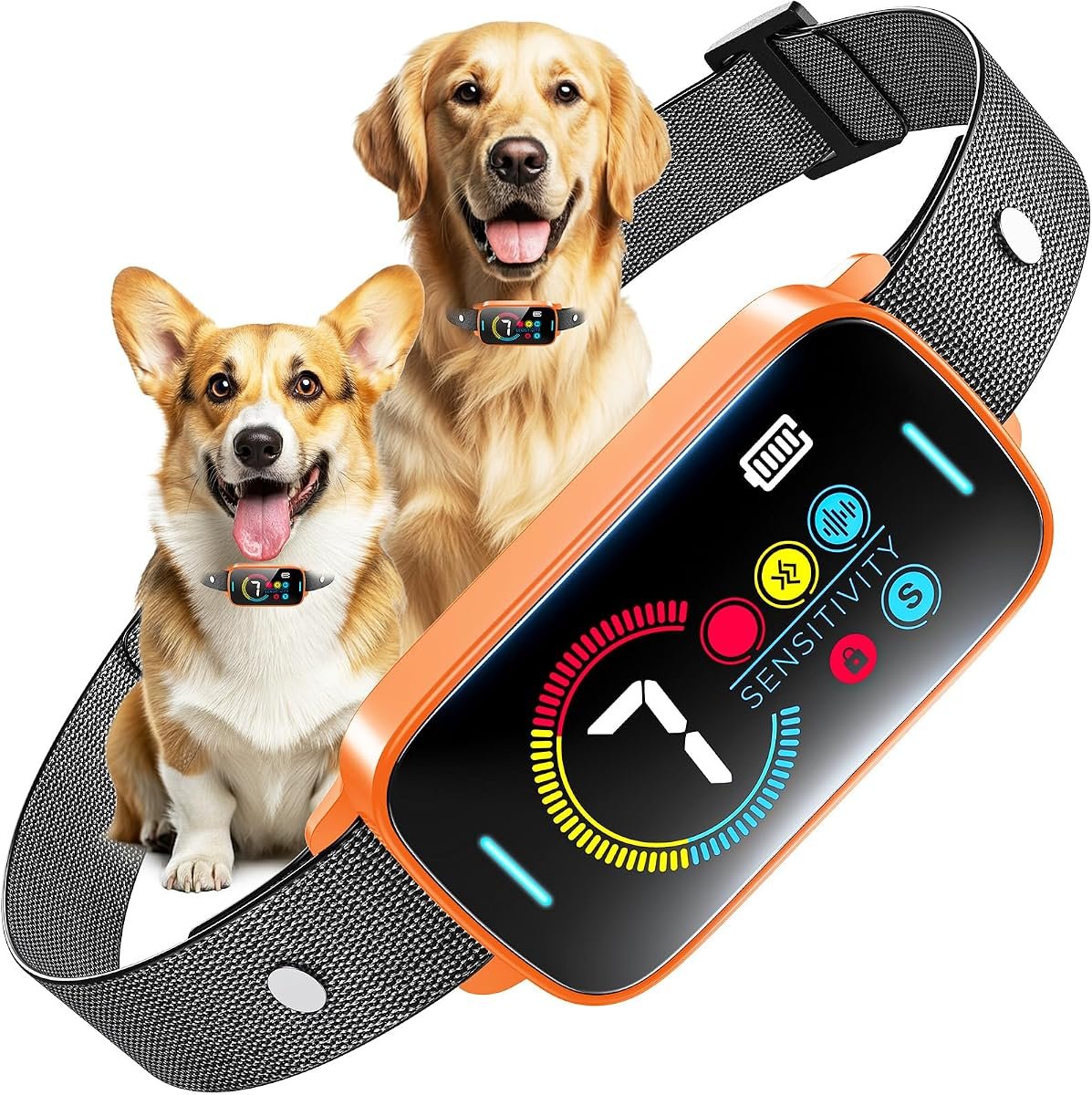 Sivomens Ultrasonic Bark Collar with Digital Display Screen