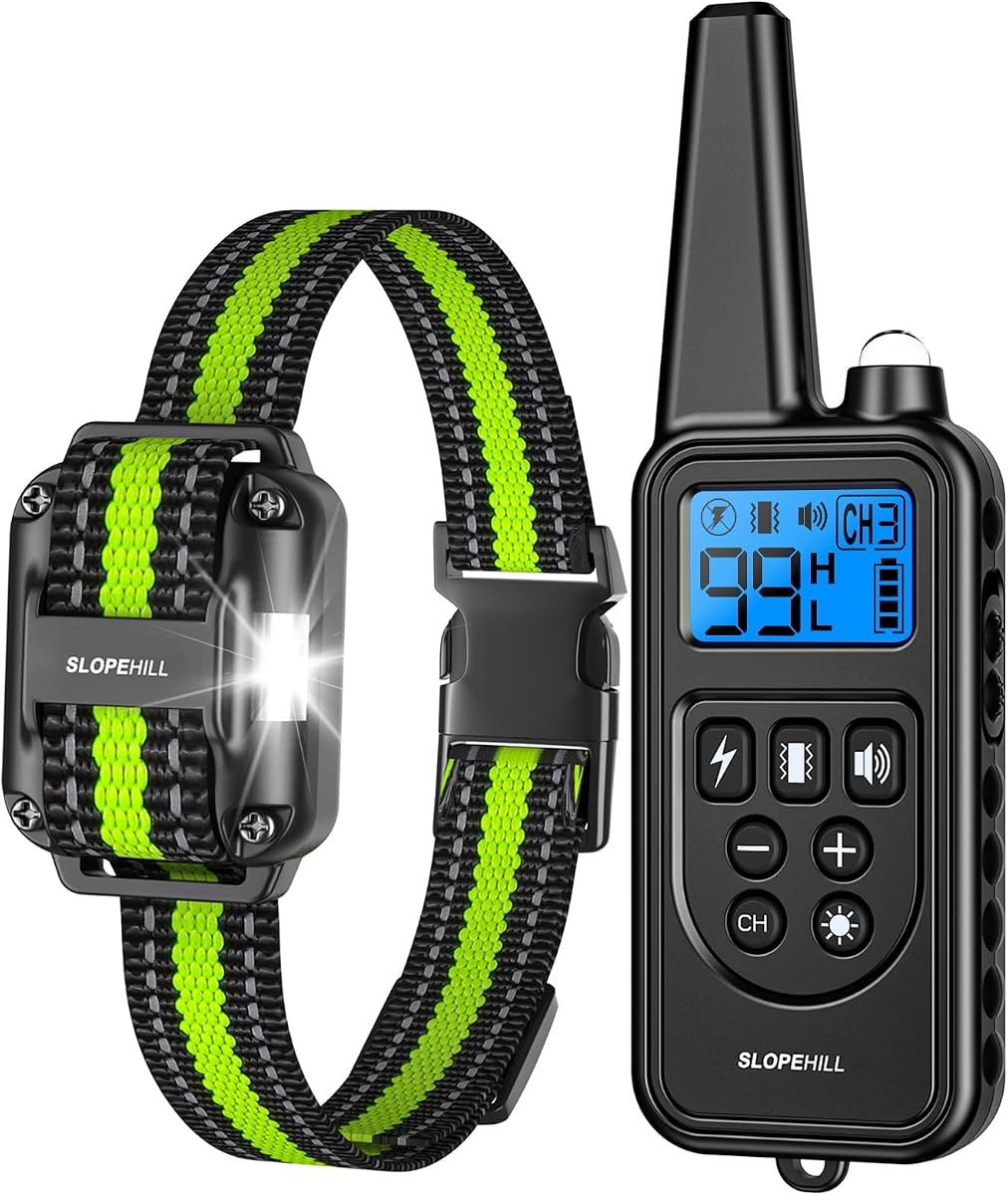 SLOPEHILL ProRemote Training Collar: Easy Beep, Vibe Modes